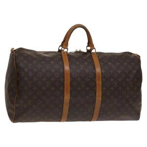 LOUIS VUITTON Monogram Keepall 60 Boston Bag